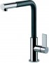 Кухонный смеситель Franke NEPTUNE EVO с выносным шлангом хром/черный (115.0373.945) На фото Кухонный смеситель Franke NEPTUNE EVO с выносным шлангом хром/черный (115.0373.945)