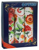 На фото Набор вафельных полотенец Руно 35x70 см 3 шт (707_Петриківка)