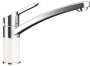 Кухонный смеситель Schock SC90 Polaris-99 хром/белый (59800099) На фото Кухонный смеситель Schock SC90 Polaris-99 хром/белый (59800099)