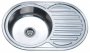 На фото Кухонная мойка Zerix Z7750-08-180D Decor декорированная (ZX1597)