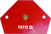 На фото Магнитный держатель для сварки Yato 11.5 кг (YT-0866)