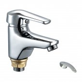 Смеситель для раковины ZERIX BIT-A 135 (ZX0002) На фото Смеситель для раковины ZERIX BIT-A 135 (ZX0002)