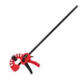 На фото Струбцина автомат Intertool 450*60мм, усилие зажима до 70 кг STORM (HT-6145)