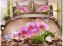 На фото Постельное белье Leleka-Textile Полисатин 145х210 Бежевое Полуторные