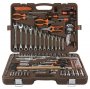 На фото Универсальный набор Ombra головки 4-32мм E4-Е24, 1/4", 3/8" и 1/2"DR 131 шт (OMT131S)