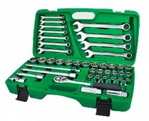 На фото Набор инструмента комбинированный Toptul 1/2" 42ед. (GCAI4201)