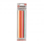 На фото Комплект клеевых стержней Intertool цветных 7.4мм*200мм, 12шт (RT-1032)