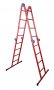 На фото Лестница трансформер Технолог 3.7 м 4х3 (47590)