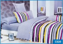На фото Постельное белье Leleka-Textile Сатин 175х210 Сиреневое Двуспальное