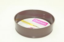 На фото Разъемная форма для выпечки пирога 24x6,8 см (углеродистая сталь с антипригарным покрытием)