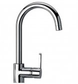 На фото Кухонный смеситель Schock Aquabridge Chrom-80 хром (71300080)