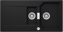 На фото Мойка для кухни Schock Manhattan D150 L Onyx-10 (22166010)