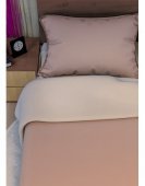 На фото Постельное белье Leleka-Textile Ранфорс 150х210 Розовое Полуторные