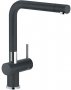На фото Кухонный смеситель Franke Active Plus фрагранит оникс (115.0373.821)