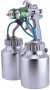 На фото Краскопульт пневматический Auarita HVLP 1.3 мм 200-350 л/мин 4 Бар 2*100 мл (PT-29B-1.3)