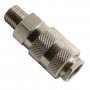 На фото Быстроразъемное соединение Intertool с наружной резьбой 1/2" (PT-1806)