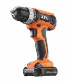 На фото Шуруповерт аккумуляторный AEG Li-ion 14.4 В 1.5 Ач 32 Нм патрон 10мм (сталь) в кейсе (BS14G3LI-152С)