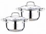На фото Набор кастрюль Wellberg 4 предмета (WB-1912)