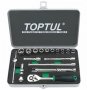 На фото Набор инструмента Toptul 1/4" 18ед. дюйм 3/16"-9/16" (GCAD1811)