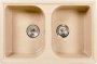 На фото Мойка для кухни Brenor Wenecja 20 02 Песочная