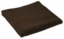 На фото Полотенце махровое Руно 70x140 см Коричневое (070140Т_коричневий)