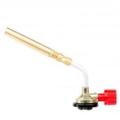 На фото Горелка газовая Intertool регулятор, сопло D=10мм (GB-0024)