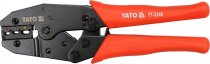 На фото Обжимные клещи для наконечников Yato 0.5-6 мм 220 мм (YT-2246)