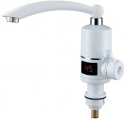 Проточный водонагреватель Aquatica NZ для кухни гусак прямой на гайке с дисплеем (NZ-6B242W) На фото Проточный водонагреватель Aquatica NZ для кухни гусак прямой на гайке с дисплеем (NZ-6B242W)