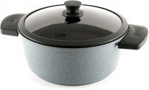 На фото Кастрюля Gipfel Greyce 28х12.5 см 6.55 л (0654)