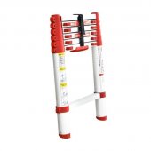 На фото Лестница алюминиевая Intertool телескопическая 6ступ. 2.00м (LT-3020)