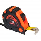 Рулетка Sigma магнитная автостоп+тормоз 5м*19мм (3823051) На фото Рулетка Sigma магнитная автостоп+тормоз 5м*19мм (3823051)