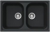 На фото Мойка для кухни Schock Formhaus(LITHOS) N200 S Onyx (17108010)