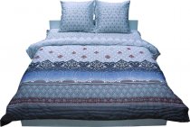 На фото Комплект постельного белья Руно 200х220 см 4шт Двуспальный Серый (655.137К_3604Grey)