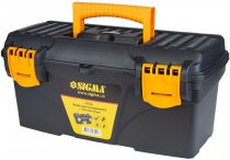 Ящик для инструмента Sigma 410×209×195 мм (7403901) На фото Ящик для инструмента Sigma 410×209×195 мм (7403901)
