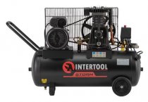 На фото Компрессор Intertool 50л, 2.5HP, 1.8кВт, 220В, 8атм, 233л/мин (PT-0011)