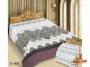 На фото Покрывало двухстороннее Love you Barokko 15-006 200х220 см Белое