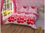 На фото Постельное белье Leleka-Textile Полиэстер 200х220 Розовое Евро