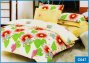 На фото Постельное белье Leleka-Textile Сатин 150х210х2 Желтое Семейное