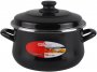 На фото Кастрюля Vitrinor BLACK 20 см 3.7 л (1102584)