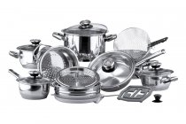 На фото Набор посуды Vinzer Grand Cuisine Glass 23 предмета (89024)