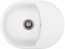 На фото Кухонная мойка Granado Malaga White (0205)