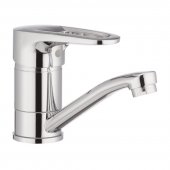 На фото Смеситель для кухни Haiba OPUS 555 (излив 15 см) (HB0336)