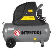 На фото Компрессор Intertool 50л, 2HP, 1.5кВт, 220В, 8атм, 206л/мин. (PT-0003)