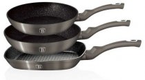 Набор сковород Berlinger Haus Carbon Metallic Line 3 предметов (BH-1274N) На фото Набор сковород Berlinger Haus Carbon Metallic Line 3 предметов (BH-1274N)