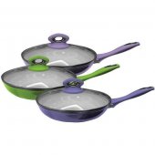 Сковорода Maestro Ceramic с крышкой 28 см лиловая (MR-1210-28) На фото Сковорода Maestro Ceramic с крышкой 28 см лиловая (MR-1210-28)