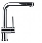 Смеситель для кухни Schock Piega Inox Optic-91 серый (54700091) На фото Смеситель для кухни Schock Piega Inox Optic-91 серый (54700091)