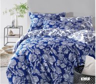 На фото Постельное белье Arya Хлопок 160х220 Blue Полуторное (TR1002868)