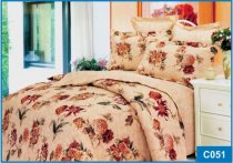 На фото Постельное белье Leleka-Textile Сатин 150х210 Оранжевое Полуторные