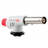 На фото Горелка газовая Intertool пьезозажигание на регуляторе (GB-0021)