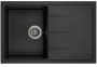 На фото Кухонная мойка Granado Toledo Black shine (2101)